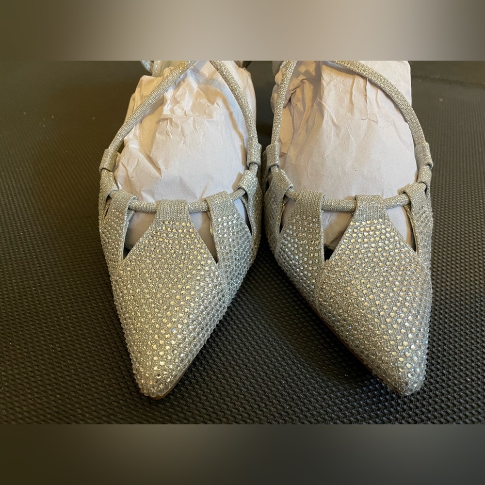 Rhinestone heels for wedding dress (see matching listing )